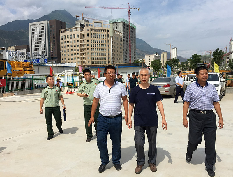 省安委會督查組檢查階州廣場安全生產(chǎn)建設情況