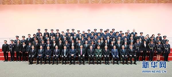 習(xí)近平會(huì)見(jiàn)澳門(mén)特別行政區(qū)紀(jì)律部隊(duì)代表